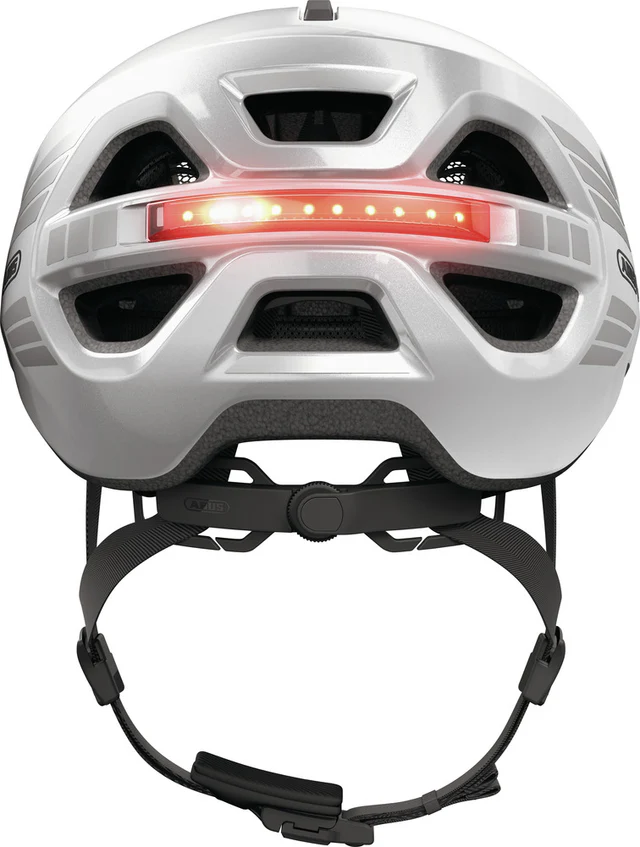Abus URBAN-I 4.0 Urban Helmet Fahrradhelm, Farbe: Signal-Silber | Graphit-Silber - Image 2