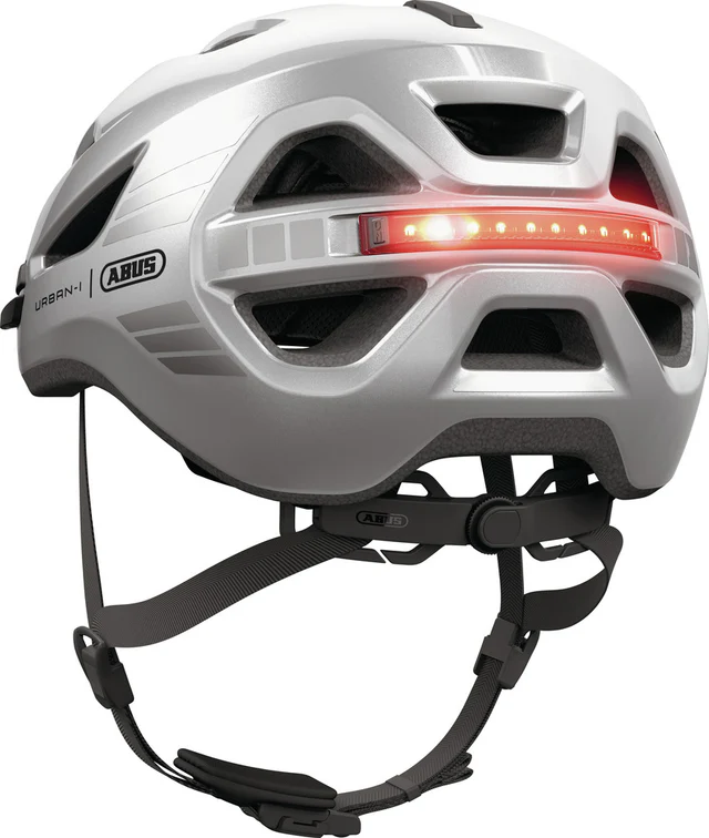 Abus URBAN-I 4.0 Urban Helmet Fahrradhelm, Farbe: Signal-Silber | Graphit-Silber - Image 5