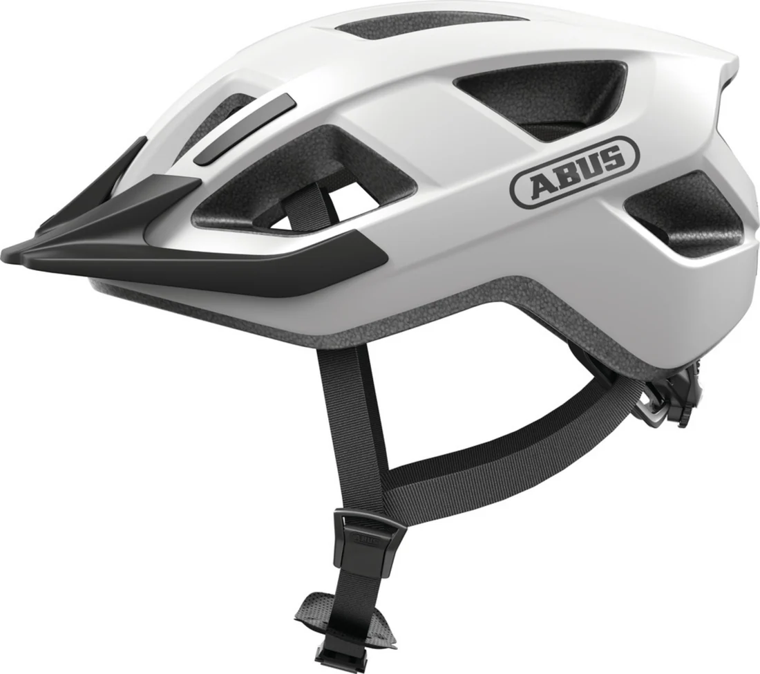 9edb7b24c7e451713c350f3135916292d6cd34a9_fe97884ba0a40d2c Abus Aduro 3.0 Fahrradhelm | Polarweiß - Image 1