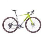 Superior XR 9.7 GR (2025) | Gravelbike | Glänzendes Grau / Renngelb