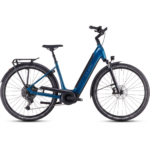 Cube Supreme Hybrid Pro 625 Easy Entry (2026) | E-Citybike | elektrischblau