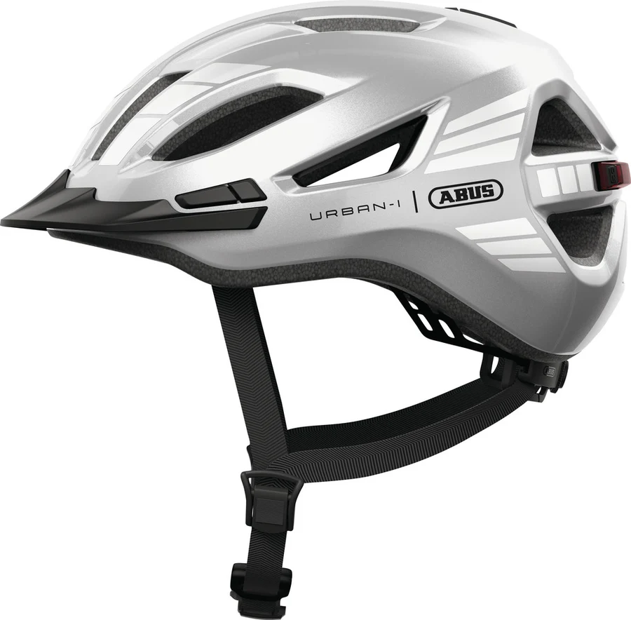 Abus URBAN-I 4.0 Urban Helmet Fahrradhelm, Farbe: Signal-Silber | Graphit-Silber - Image 4
